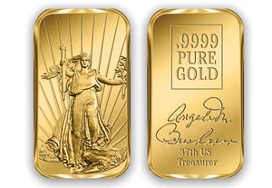 Barra de oro fino 2025 St. Gaudens .9999 - lingotes sellados  - Imagen 1 de 1