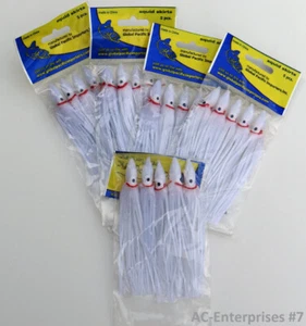 Replacement Trolling Hoochies Octopus Squid Skirts 4 1/2 in. 5 Packages #7 - Bild 1 von 3