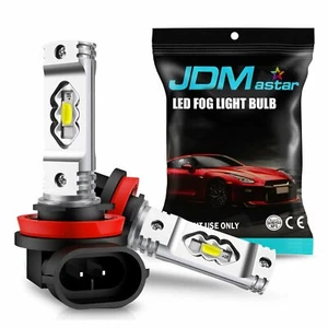 JDM ASTAR 2x 3800 Lumen H11 LED Fog Light  Bulbs Lamps White 6000K H16 - Picture 1 of 12