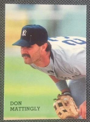 Tarjetas de béisbol Don Mattingly 1989 Pacific y cómics Best Three #2 Foto 1 de 2