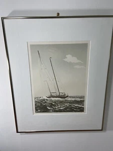John McNulty Künstlerproof Lithographie ""Fresh Breeze"" signiert gerahmt - Bild 1 von 16