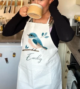 Personalisierte Qualitätsschürze Geschenk, Kochschürze, Frauen Koch Pinny, Wappenrock - Bild 1 von 3