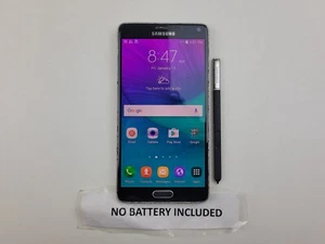 Samsung Galaxy Note 4 (SM-N910P) 32GB - Black (Sprint) - HEAVY BURN - J9190 - Picture 1 of 9