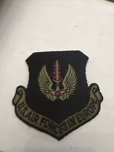 older US AIR FORCES In EUROPE Subdued Blacked Out 3" PATCH - Picture 1 of 2