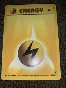 BLITZENDE ENERGIE - 1. Edition Gym Challenge - 130/132 - Energie - Pokemon  - Bild 1 von 2