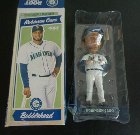 ROBINSON CANO Seattle Mariners 2014 Bobblehead SGA Free Shipping MLB Baseball Cover