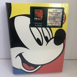 Vintage Disney Mickey Unlimited Mouse Photo Album New 4x6 Made USA Colorblock - Picture 1 of 11