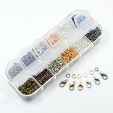 840pcs Jewelry Making Lobster Clasp Hooks 12x6mm for Necklace Bracelet Chain DIY