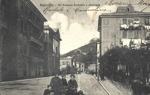 Bolzaneto - Via Pasquale Pastorino e Municipio Genova - Viaggiata 1921 - Bild 1 von 2