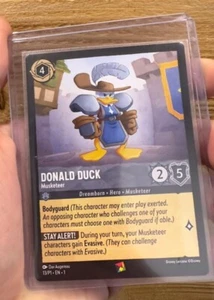 lorcana Donald Duck Promo Spiel 2023 ESSEN Musketeer - Bild 1 von 3
