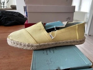 Toms Classic Plant Dyed Yellow Canvas Alpargata Espadrilles Schuhe Gr:36 Gelb - Bild 1 von 2