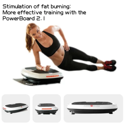 Portable Vibration Platform Plate Whole Body Exercise Fitness Massager Machine - Image 1 of 4