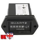 Engine Hour Meter Counter DC 12-36V Accuracy for Marine Boat Lawn Truck Tractor