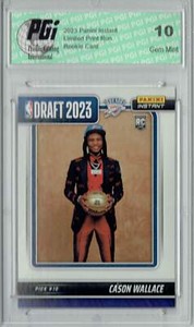 Cason Wallace 2023 Panini Instant #DN-8 NBA Draft Rookie Card PGI 10