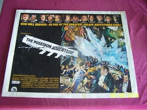 Póster original de la película The Poseidon Adventure 1972 22X28 Disaster Gene Hackman - Imagen 1 de 8