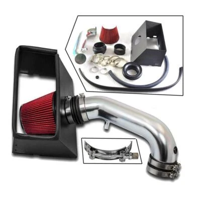5.7 V8 Cold Air Intake + Filer for 2009-2015 Dodge Ram 1500 2500 3500 Red - Image 1 of 4
