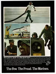 1977 Vintage Print Ad US Marines The Few Proud How good is good in good men? - Picture 1 of 2