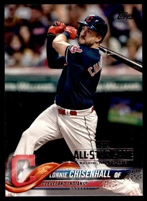 2018 Topps - Lonnie Chisenhall #194 Indians All Star Game Stamp SP - Imagem 1 de 2