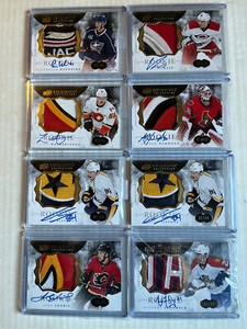 2014-15 Cup Exquisite Collection 8 Lot Rask  Sissons Trocheck Jooriis Wennberg