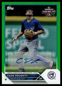 2023 Topps PRO DEBUT CADE LÁMINA VERDE RESISTENTE AUTOMÁTICO 79/99 PD-11 - Imagen 1 de 2
