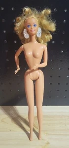 Vintage 1966 Mattel Barbie Doll Twist n Turn bendable knees earrings/ring CHINA - Picture 1 of 7