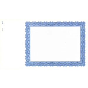 NEW Goes 740 Blank Certificate Size 8-1/2" Tall x 15" Wide - Picture 1 of 2