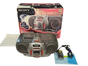 Sony CFD-G55 Black Cd Radio Cassette Recorder Player Boombox Ghettoblaster - Picture 1 of 16