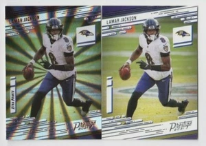 Lamar Jackson 2021 PANINI PRESTIGE SUNBURST XTRA POINTS + BASE LOT #22 RAVENS - Picture 1 of 1