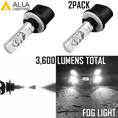 Luz antiniebla de conducción Allá Lighting LED 880 blanco súper brillante actualización ajuste directo 2x Foto 1 de 4