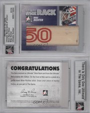 2007-08 ITG Ultimate Memorabilia 8th Edition Stick Rack Silver /24 Mike Richter