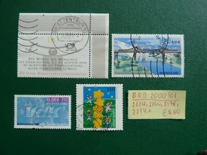 BRD 2000/01, Los, Michel 2114, 2160, 2178, 2214, o - Imagen 1 de 1