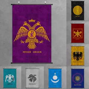 Altes Reich Banner Reich Flagge Schriftrolle Poster Emblem Drucke Wandkunst Byzanz - Bild 1 von 17