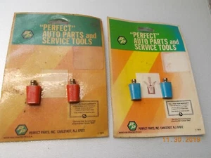 2 Sets NOS Perfect Parts & Service 18 AWG Screw Wire Connectors 2 Red, 2 Blue - Picture 1 of 4
