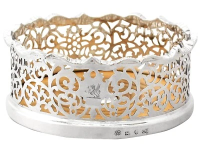 Montaña rusa de plata esterlina de Henry Wilkinson & Co - antigua victoriana  Foto 1 de 4