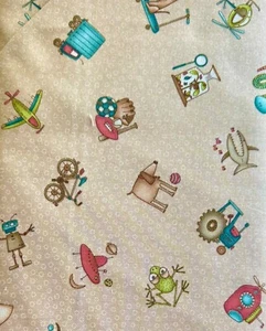Anni Downs 'About a Girl/Boy' fabric. 3 metre piece. 100% cotton. Patchwork - Picture 1 of 1