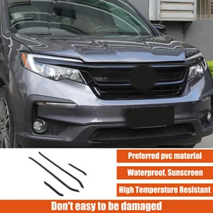 Tira adhesiva negra brillante para faros de coche cejas labios para Honda Pilot 2016-2022 - Imagen 1 de 12
