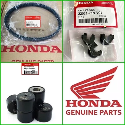 Genuine Honda New PCX 2021 2022 2023 2024 Kit Belt+Rollers+Sliders Clutch 🇬🇧 - Image 1 of 4