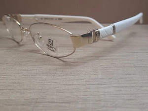 Fendi F784 718 gold & weiß Brillengestell 51-16-135 EXTREM SELTEN - Bild 1 von 6