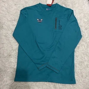 Charlotte Hornets Sweatshirt Herren NBA Marke Fleece blaugrüner Pullover M - Bild 1 von 4