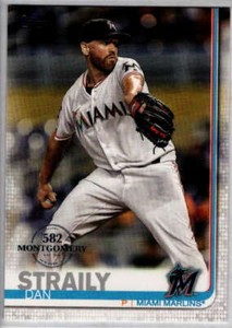 2019 Topps 582 Montgomery Club #325 Dan Straily Miami Marlins