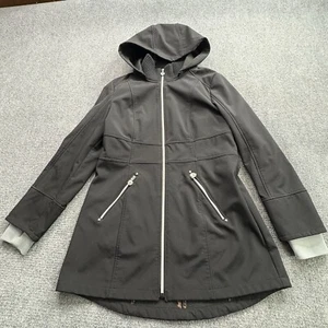 Betsy Johnson Coat Women’s Large Full Zip Black Jacket Neutral Charm Tassels - Picture 1 of 14