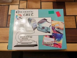 Encaustic Art Painting Iron Michael Bossum New - Picture 1 of 4
