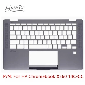 Grigio nuovo per HP Chromebook X360 14C-CC poggiapolsi custodia superiore lunetta KB cover C - Foto 1 di 2