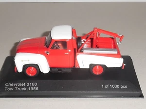 WHITEBOX.WHI 233 CHEVROLET 3100 TOW TRUCK 1956 RED & WHITE  1000 PCS.  - Picture 1 of 12