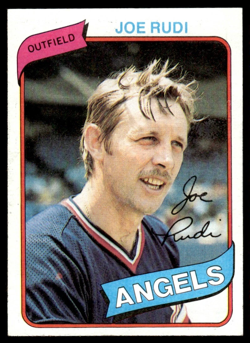 1980 Topps Joe Rudi California Angels #556