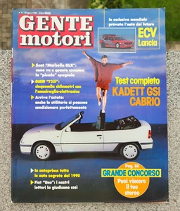 Rivista GENTE MOTORI Giugno 1987 6/87 BMW 735i Opel Kadett GSI Cabrio Lancia ECV - Imagen 1 de 1