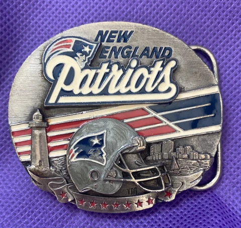 NFL New England Patriots Football 1993 Football Siskiyou Belt Buckle 1739/10000 Cover