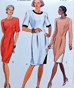 8076 Vogue Misses Fitted Dress Pattern sz 8-12 1991 UNCUT - Picture 1 of 3