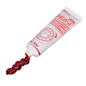 Dark Red Grease 50ml Lubricant Tube for BIKE CYCLE CAR MOTO Bearing Bmx Hub - Picture 1 of 10