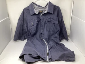 Lees Button Down Hemd Grau 4xB - Bild 1 von 1